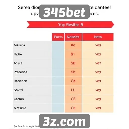 Comparação entre 345bet e concorrentes